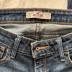 Hollister Slim Blue Jeans with Classic Fading